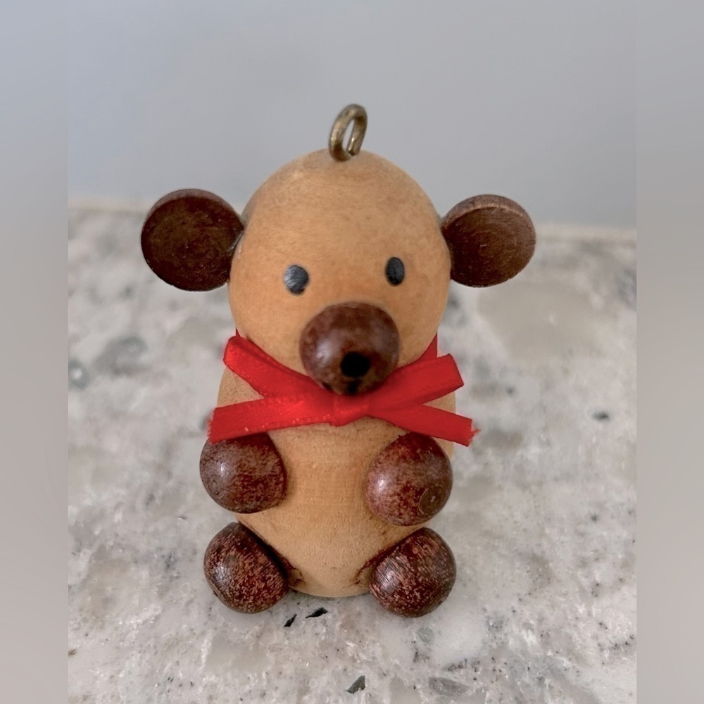Vintage Hallmark Bear Ornament 1984